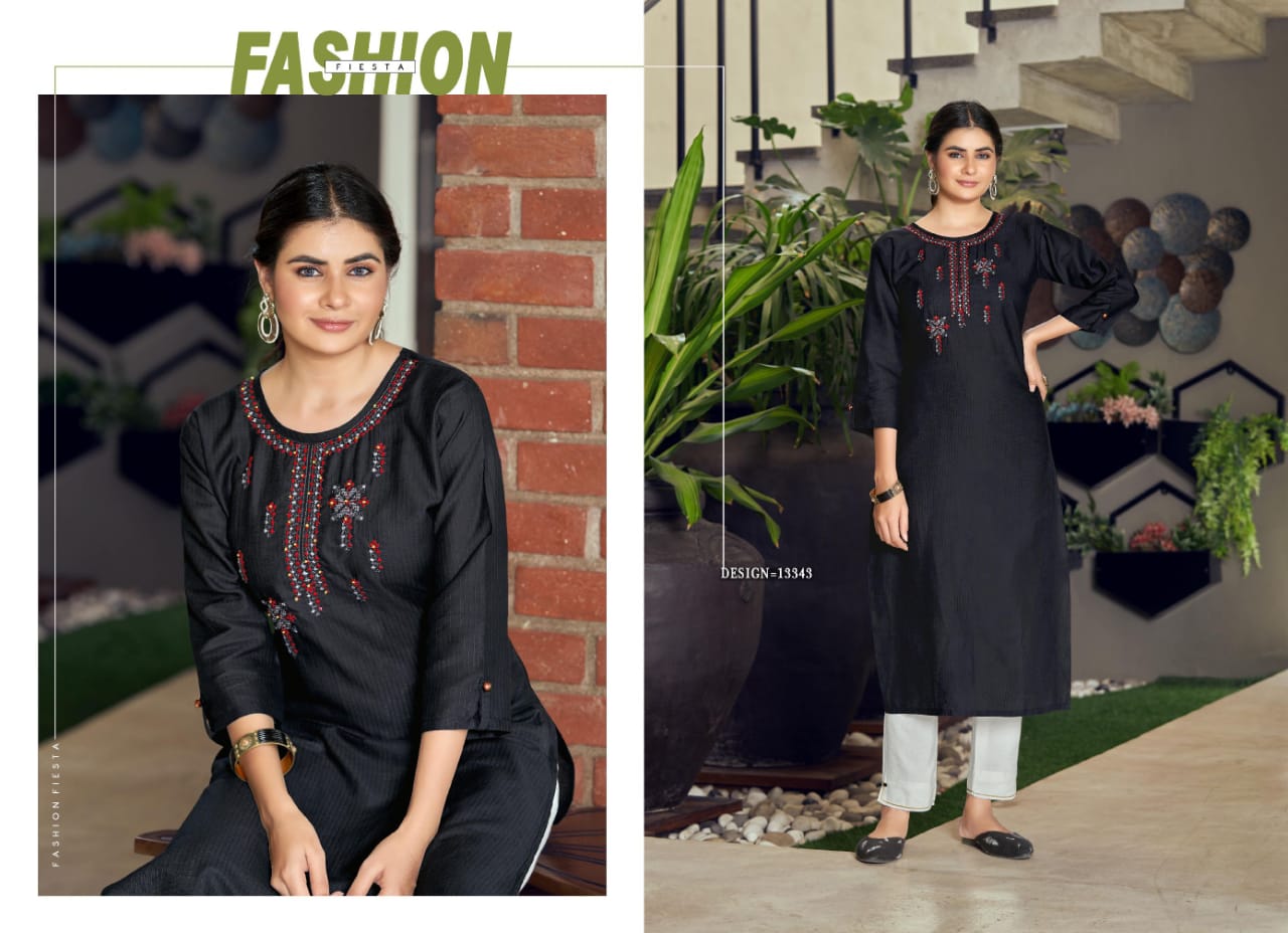 Kajree  Parin Heavy Designer Embroidered Ethnic Wear Kurt Collection